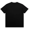 170 GSM Slim Fit Grafik Baskılı Pamuklu Kısa Kollu Yuvarlak Yaka Organik Pamuk Siyah Tişörtler 3