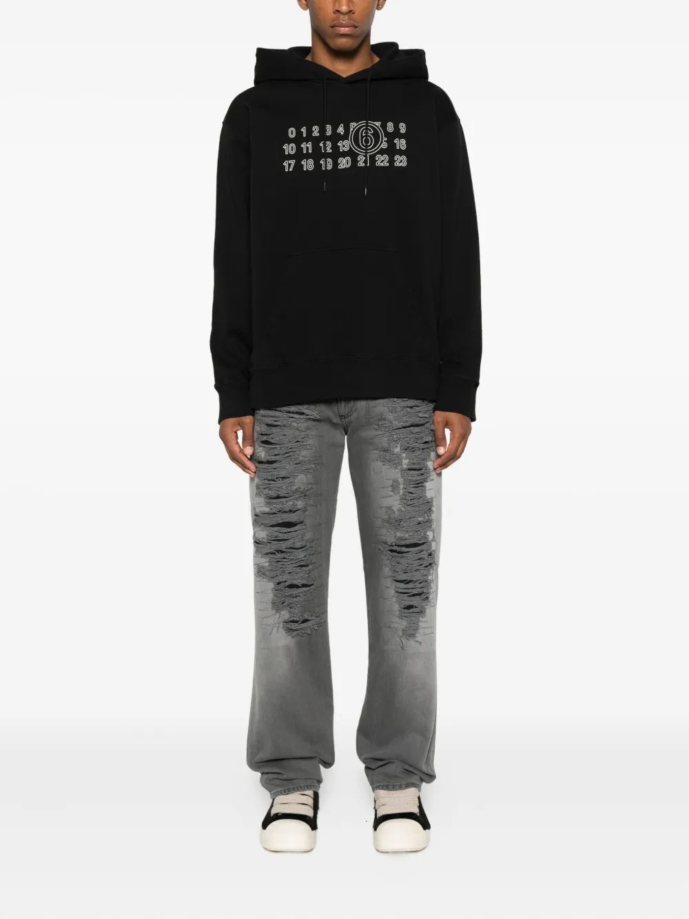 Custom Clothing Manufacturer DTG Printing Graphic Acid Wash Oversized 480g Cotton Hoodie 6