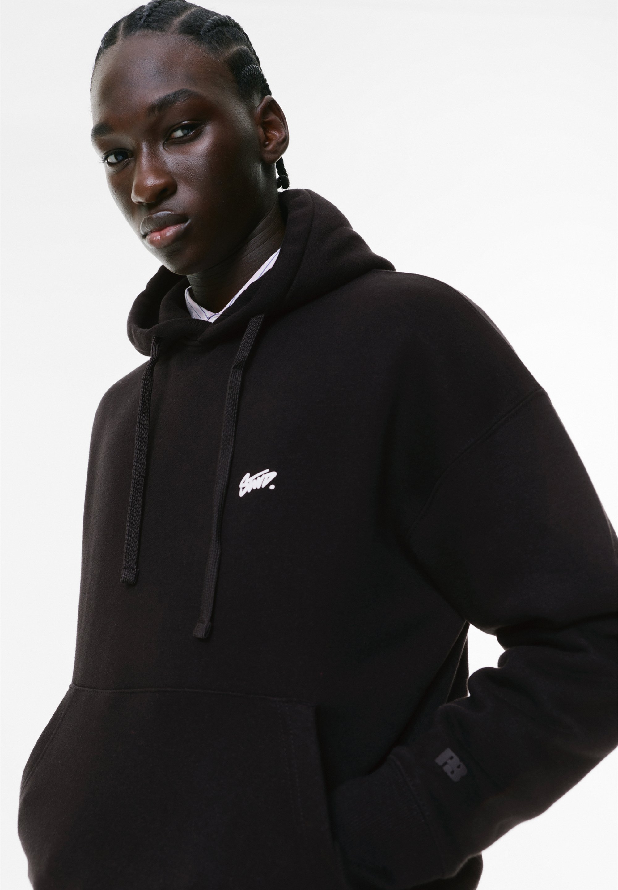 Custom Clothing Manufacturer DTG Printing Graphic Oversized 500g Cotton Hoodie with Pocket 5