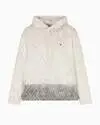 Özel Giyim Üreticisi Baskılı Asit Yıkamalı Büyük Beden 550g Pamuklu Kapüşonlu Sweatshirt-HD026 1