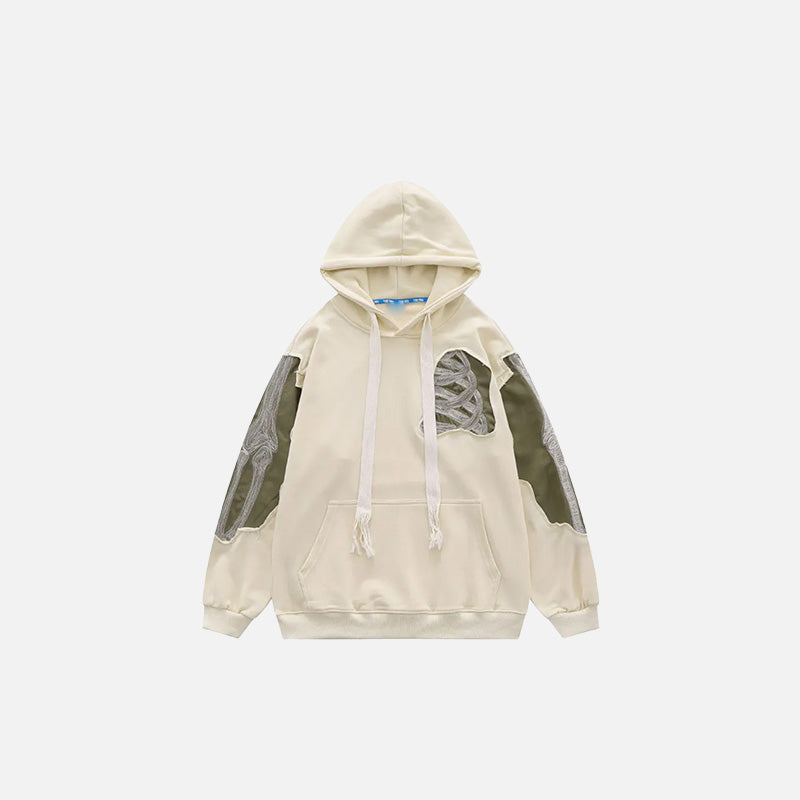 Custom Clothing Manufacturer Printing Embroidered  Oversized 550g Cotton Hoodie with Pocket-HD031
