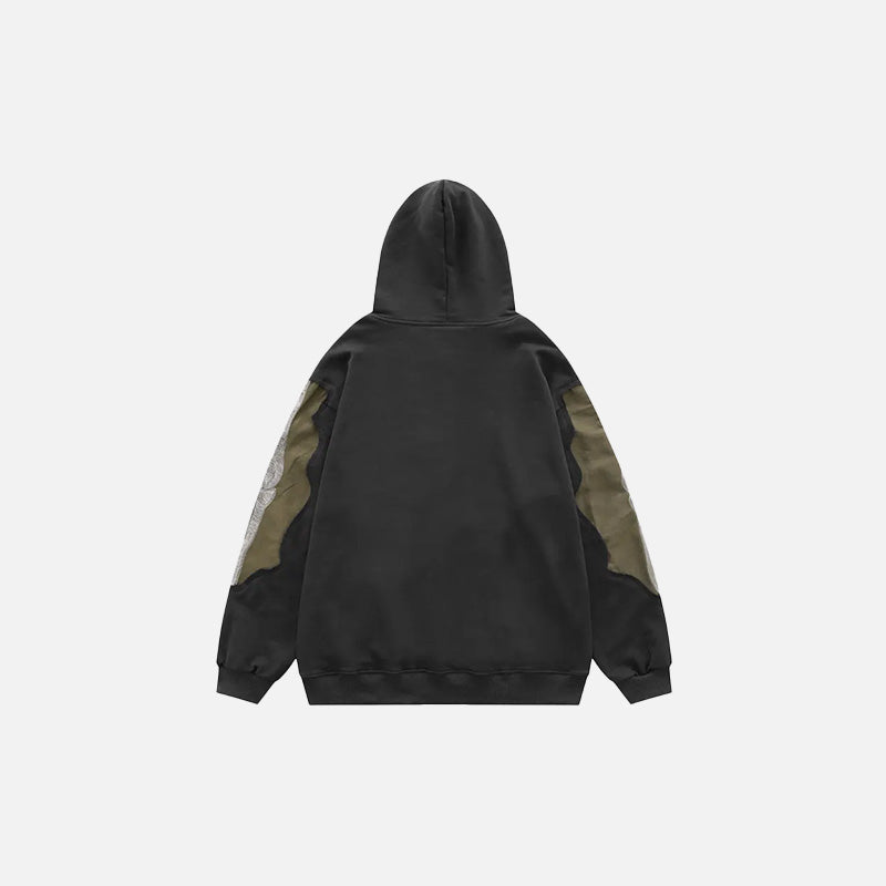Özel Giyim Üreticisi Baskılı, İşlemeli, Büyük Beden 550g Pamuklu Cepli Kapüşonlu Sweatshirt - HD031 4