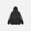 Özel Giyim Üreticisi Baskılı, İşlemeli, Büyük Beden 550g Pamuklu Cepli Kapüşonlu Sweatshirt - HD031 4