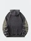 Custom Clothing Manufacturer Printing Acid Wash Distressed Oversized 600g Cotton Hoodie-HD032 2