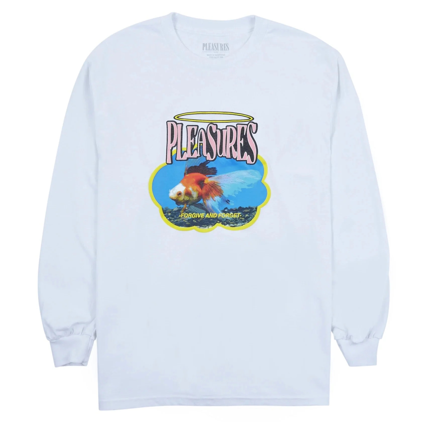 320 GSM Graphic Cotton Long-Sleeved Crew Neck Organic Cotton T-Shirts-LSTS006