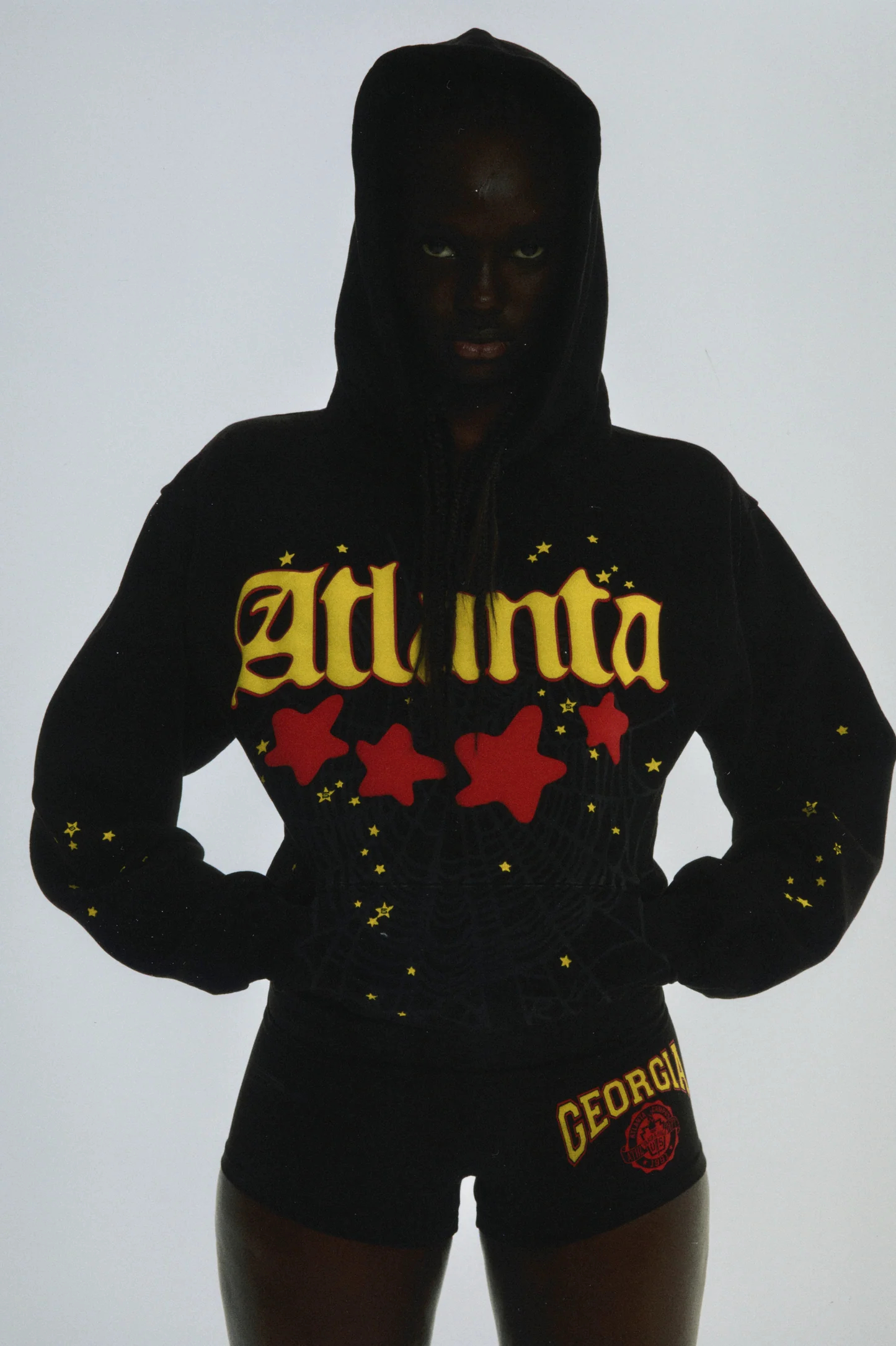 Custom Clothing Manufacturer Printing Graphic Oversized 520g Cotton Hoodie with Pocket-HD034 6