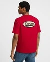 240g 3D Embroidery Printing Short Sleeve Crew Neck Pima Cotton Shirts-PCTS004 5
