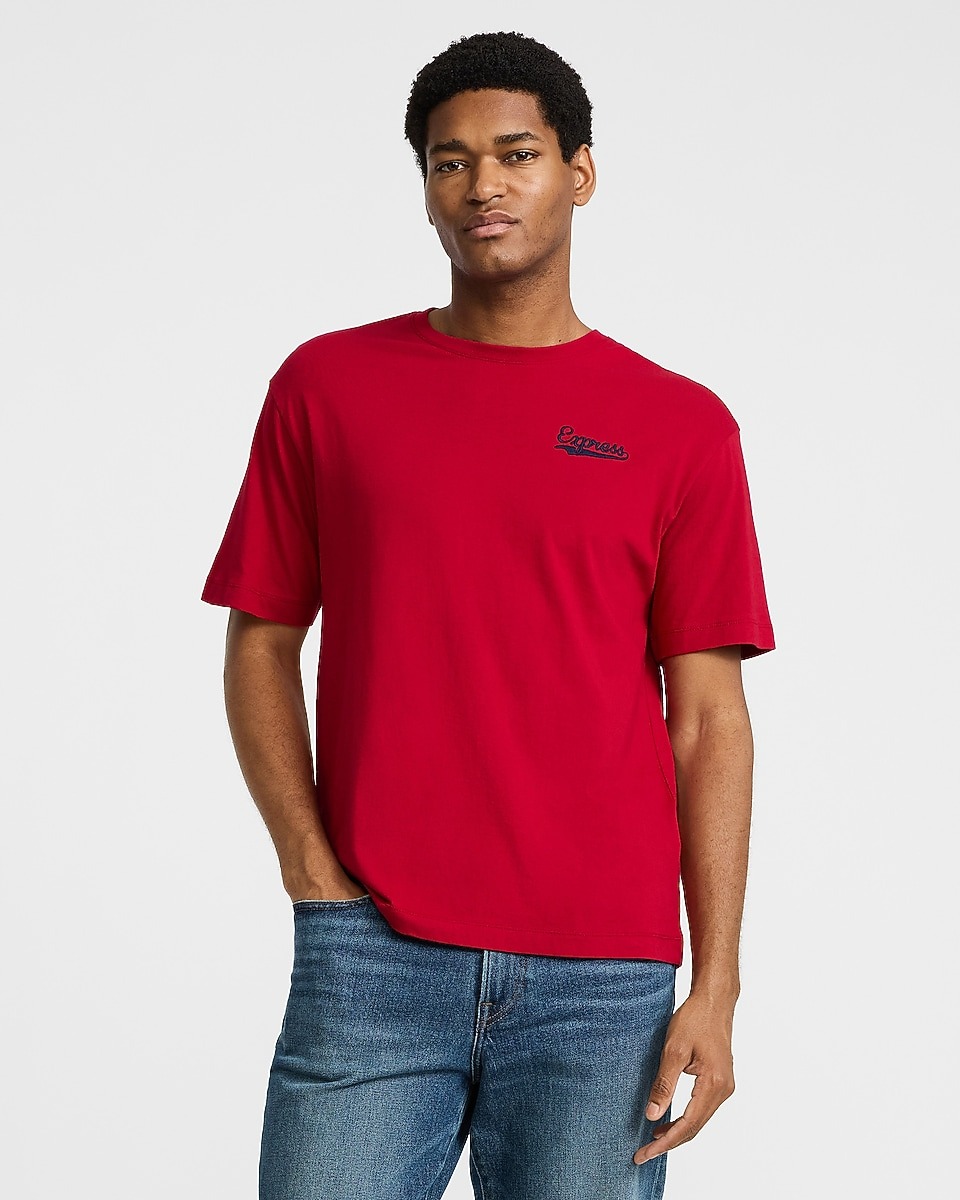 240g 3D Embroidery Printing Short Sleeve Crew Neck Pima Cotton Shirts-PCTS004 4