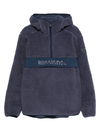 Moletom com capuz de gola alta e mangas compridas com zíper frontal até a metade, em fleece reciclado de 450 GSM - HZHD004 1