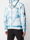Sweat à capuche en polaire à manches longues, style streetwear, peint à la main, 380 g/m², avec poche kangourou - FHD003 3