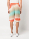 Shorts de algodón de punto teñido anudado multicolor de 320 g/m² | Cintura con cordón ajustable + Parche de carita sonriente - SS008 6