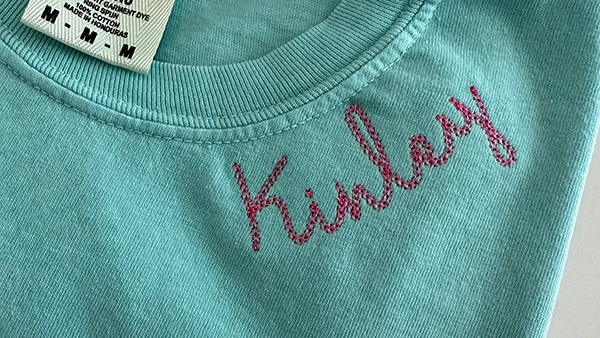 Satin Stitch Embroidery