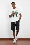 250 g/m² DTG-Grafik-T-Shirts mit kurzen Ärmeln und Rundhalsausschnitt aus Bio-Baumwollmischung – GTS007 1