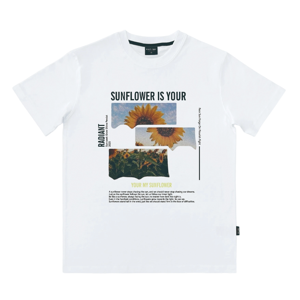 250 GSM DTG グラフィック 半袖 クルーネック オーガニックコットン ブレンド Tシャツ - GTS010 2