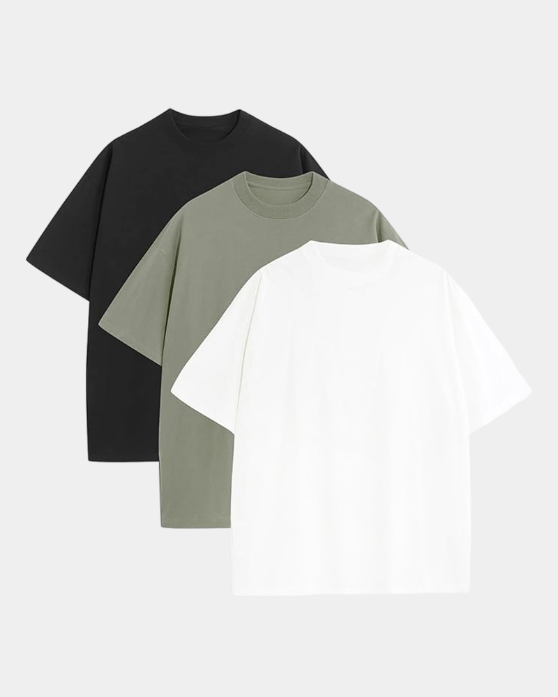カスタム衣料品メーカー デジタルプリント クルーネック TS001 160g コットン ボックスフィットTシャツ 3