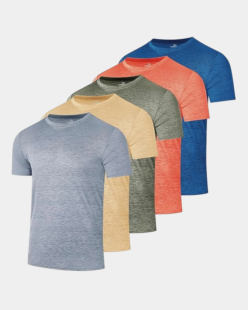 Custom Clothing Manufacturer Digital Printing Crewneck GT002 180g Blended Gym Shirt 3