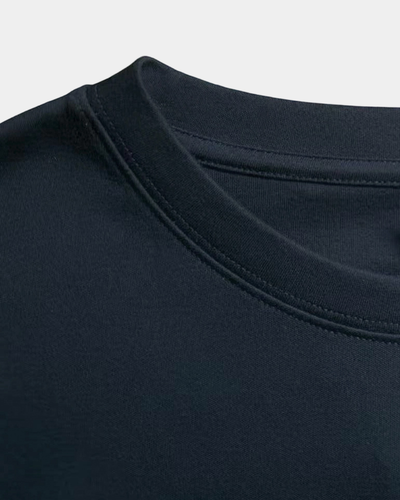 Fabricant de vêtements personnalisés, impression numérique, t-shirt à col rond graphique TS004, 220 g/m², mélange 2