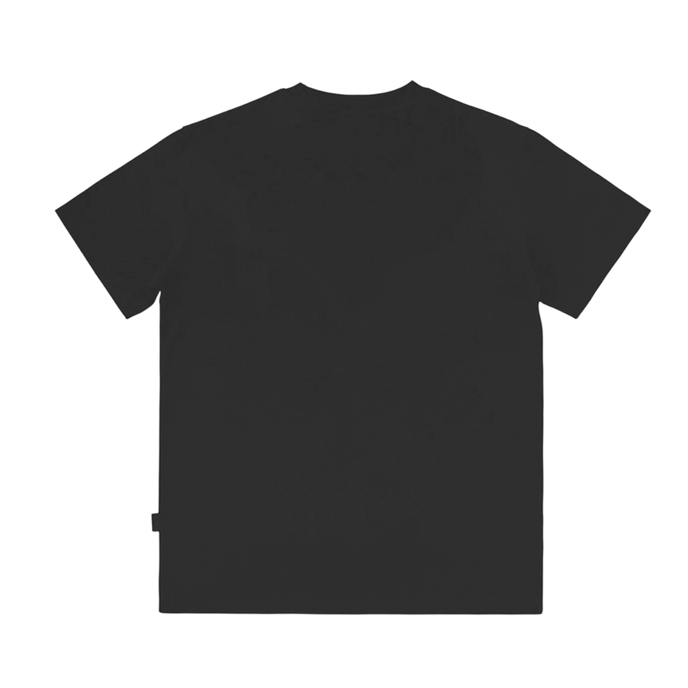 Camiseta de gola redonda com bordado de máscara Pop Art 265GSM, 100% algodão - EBDRTS012 3