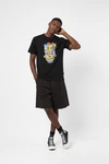 Camiseta de gola redonda com bordado de máscara Pop Art 265GSM, 100% algodão - EBDRTS012 4