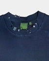 Custom Clothing Manufacturer Digital Printing Distressed Acid Wash Graphic Crewneck TS009 385g Cotton T Shirt 2