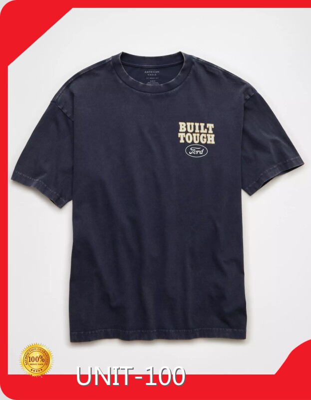 Top Rated Custom T Shirt Companies​ Boxy Fit T-Shirt Wholesale - UNIT-100