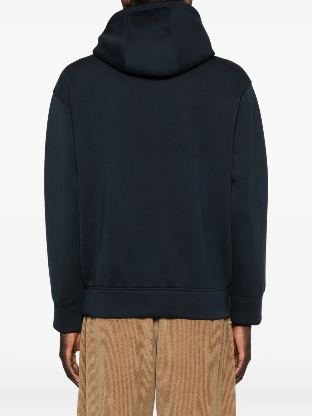 Sweat à capuche en modal épais 500 g avec logo aigle et imprimé diamant 5