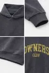 380GSM Faded Black Relaxed Boxy-Fit Heavyweight Vintage Washed Hoodie 6