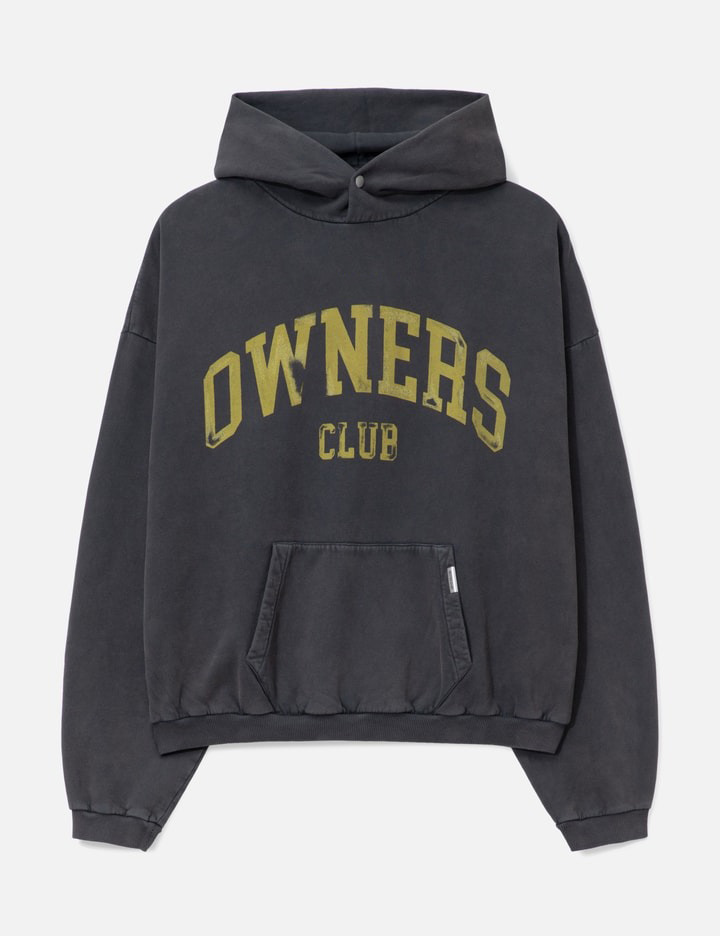 380GSM Faded Black Relaxed Boxy-Fit Heavyweight Vintage Washed Hoodie 2