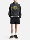 380GSM Faded Black Relaxed Boxy-Fit Heavyweight Vintage Washed Hoodie 4