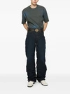 Camiseta masculina oversized de gola redonda, 260 g/m², com estampa de logo e efeito iridescente. 6