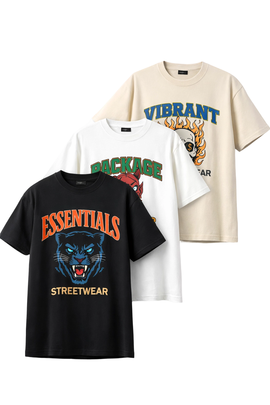Startup Streetwear Brand — 100 pcs Oversized T-Shirts (240 GSM)