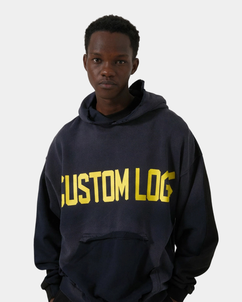 Custom Acid Wash Oversized 380GSM Hoodie - 100% Cotton Heavyweight Streetwear