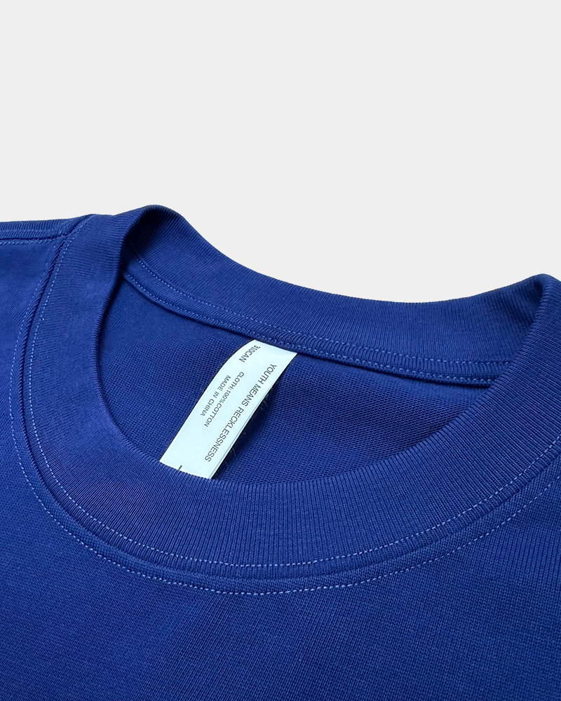 Camiseta personalizada extragrande de 310 g/m² de tejido grueso - 100 % algodón, estilo urbano premium 2