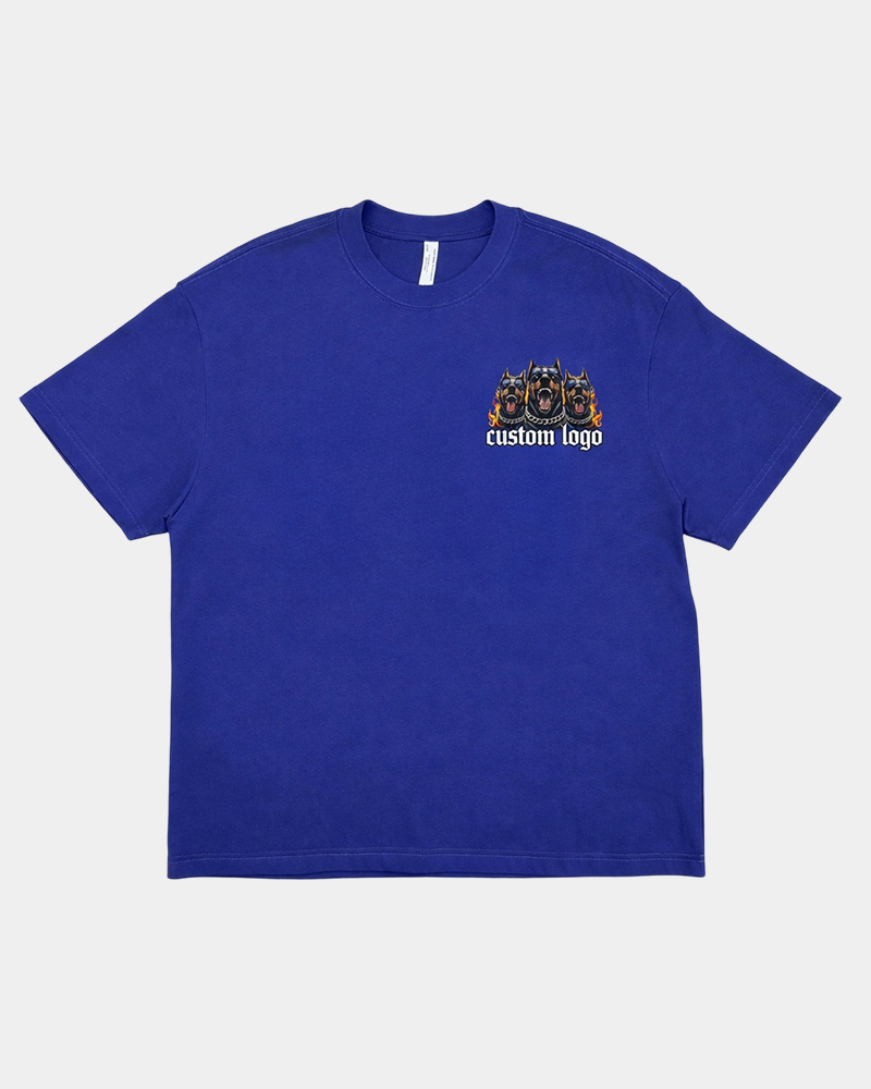 Camiseta personalizada extragrande de 310 g/m² de tejido grueso - 100 % algodón, estilo urbano premium 3