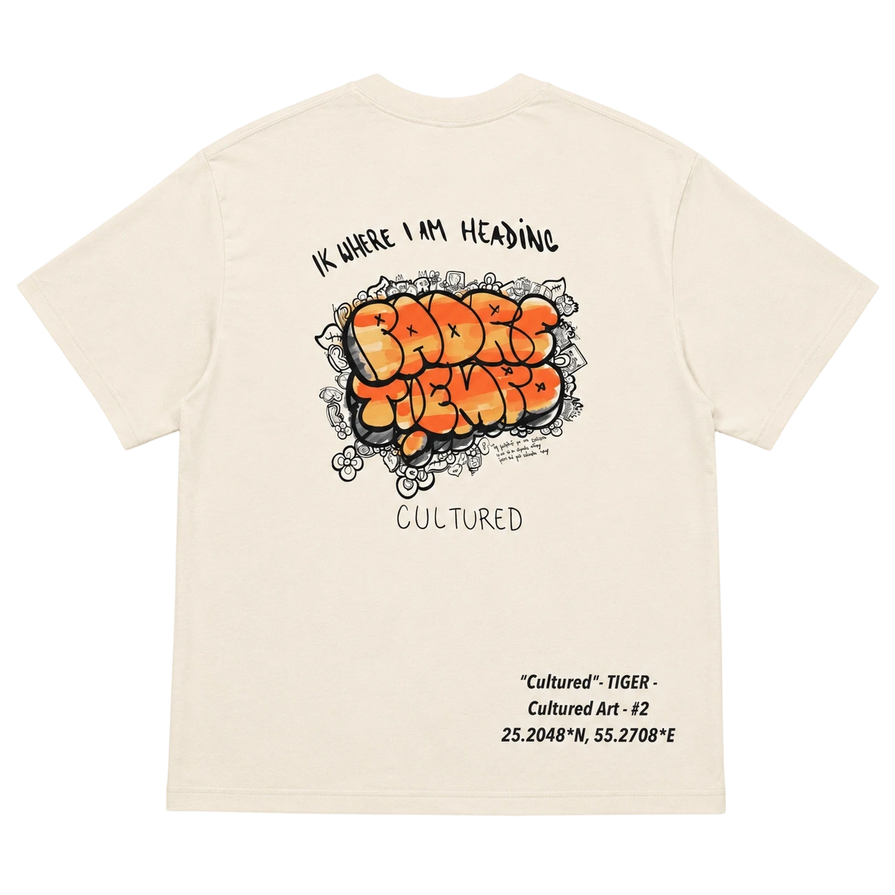 Cultured Art ボクシーTシャツ | 275GSM 100%コットン 水性プリントTシャツ 1