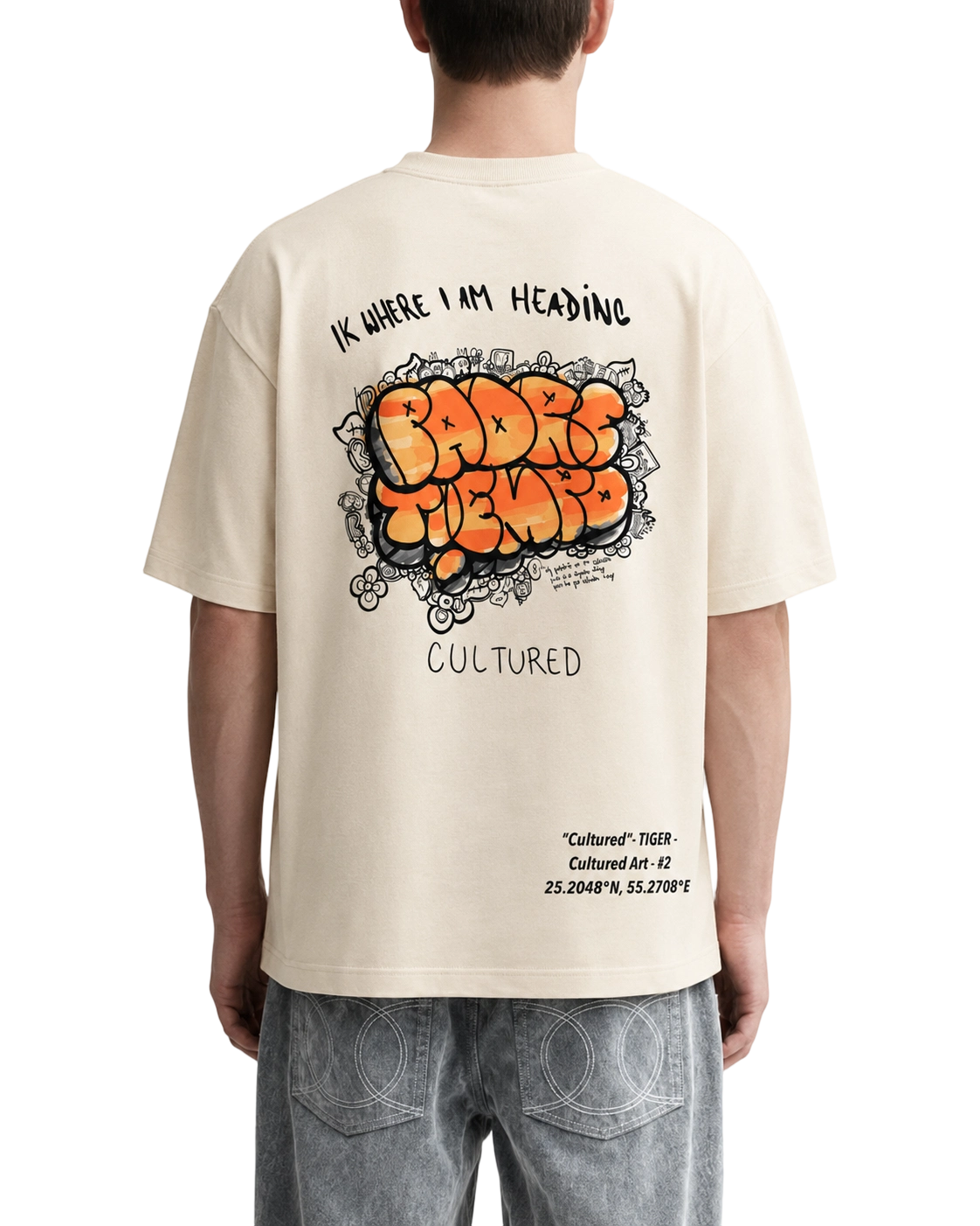 Cultured Art ボクシーTシャツ | 275GSM 100%コットン 水性プリントTシャツ 5