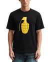 T-shirt premium en coton 270 g/m² | Grenade dorée imprimée en relief 3D, style streetwear 4