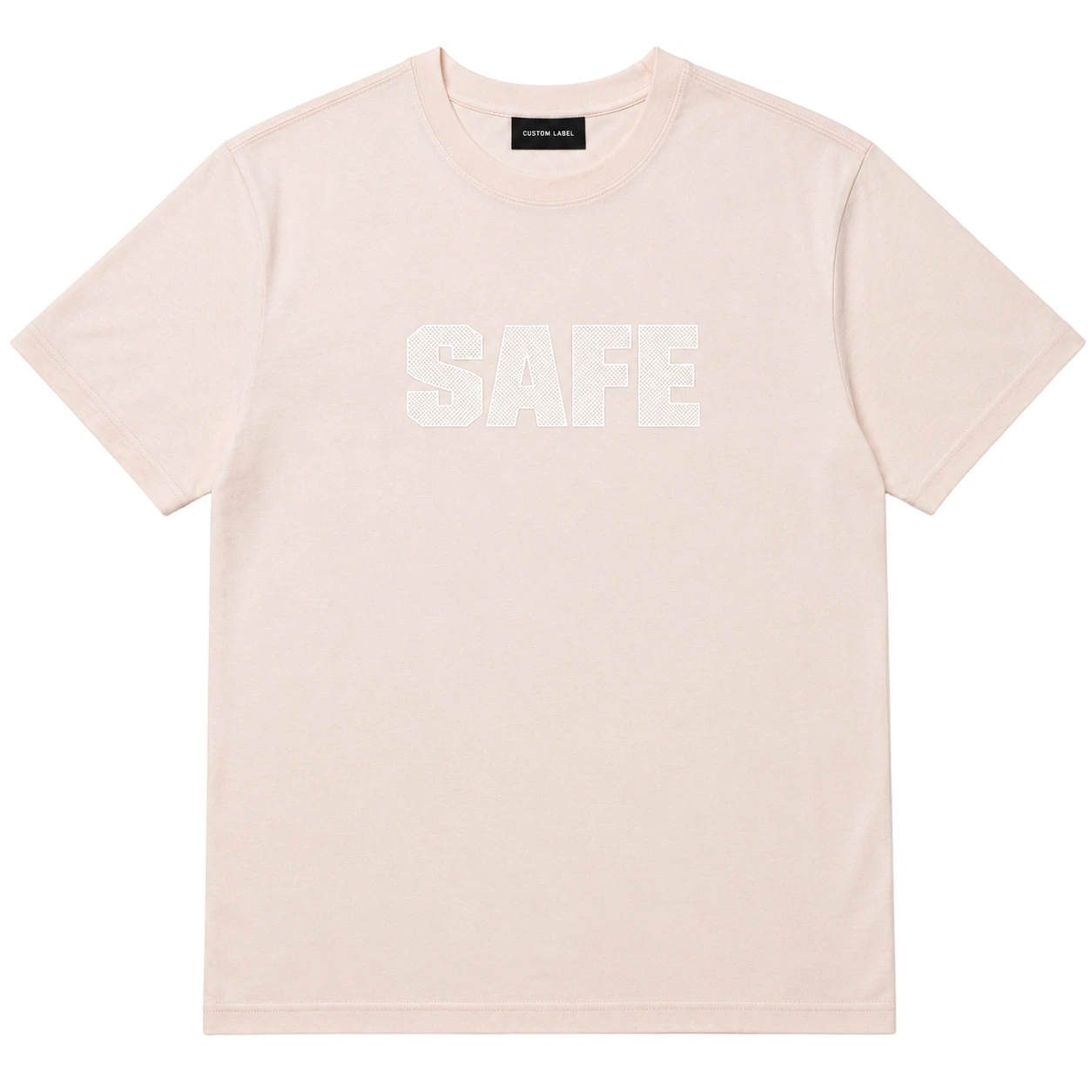T-shirt 185 g/m², 70 % coton Pima mélangé | Motif quadrillé haute densité 1