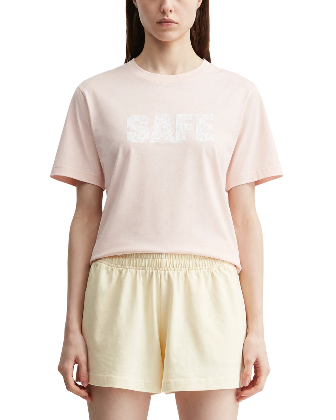 T-shirt 185 g/m², 70 % coton Pima mélangé | Motif quadrillé haute densité 4