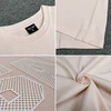 T-shirt 185 g/m², 70 % coton Pima mélangé | Motif quadrillé haute densité 6