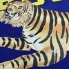 プレミアムストレッチコットンTシャツ | 250GSM、DTFプリントタイガーデザイン 2