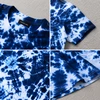 Camiseta oversized tie-dye com cordão de amarrar 240GSM 6