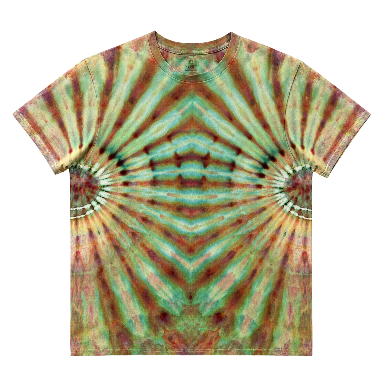 260GSM Heavy Cotton Ice Dye Mirror Effect Relaxed Fit Tee