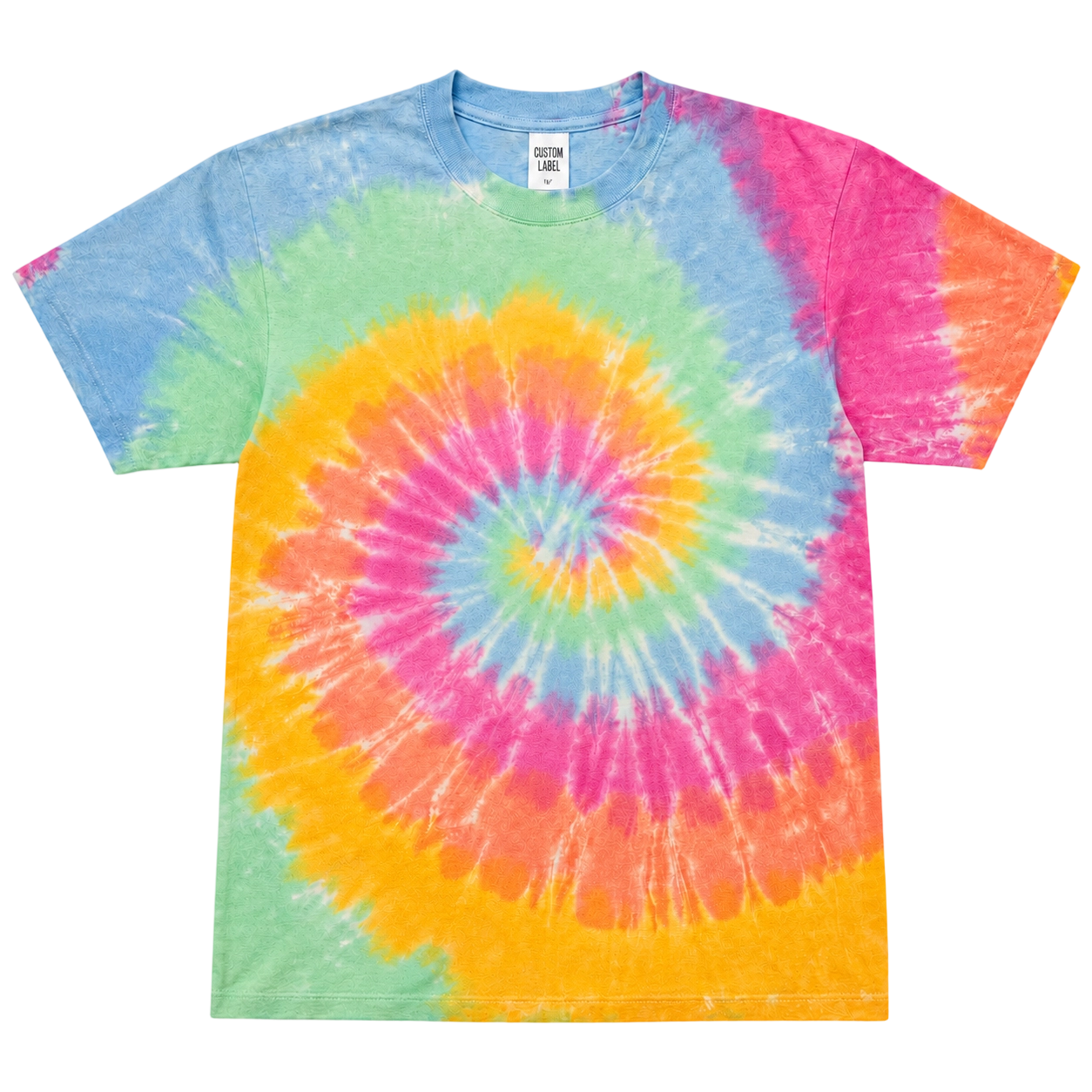 240GSM Cotton Spiral Tie Dye Oversized T-Shirt