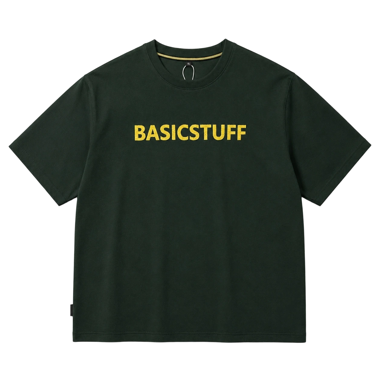 プレミアム100％コットン360GSM 3D刺繍クルーネックTシャツ 1