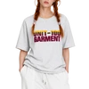 T-shirt girocollo premium in ciniglia di cotone biologico al 100%, 275 g/m², con ricamo. 4