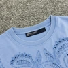 240GSM ヘビーコットン カットワーク刺繍 リラックスフィット Tシャツ 7