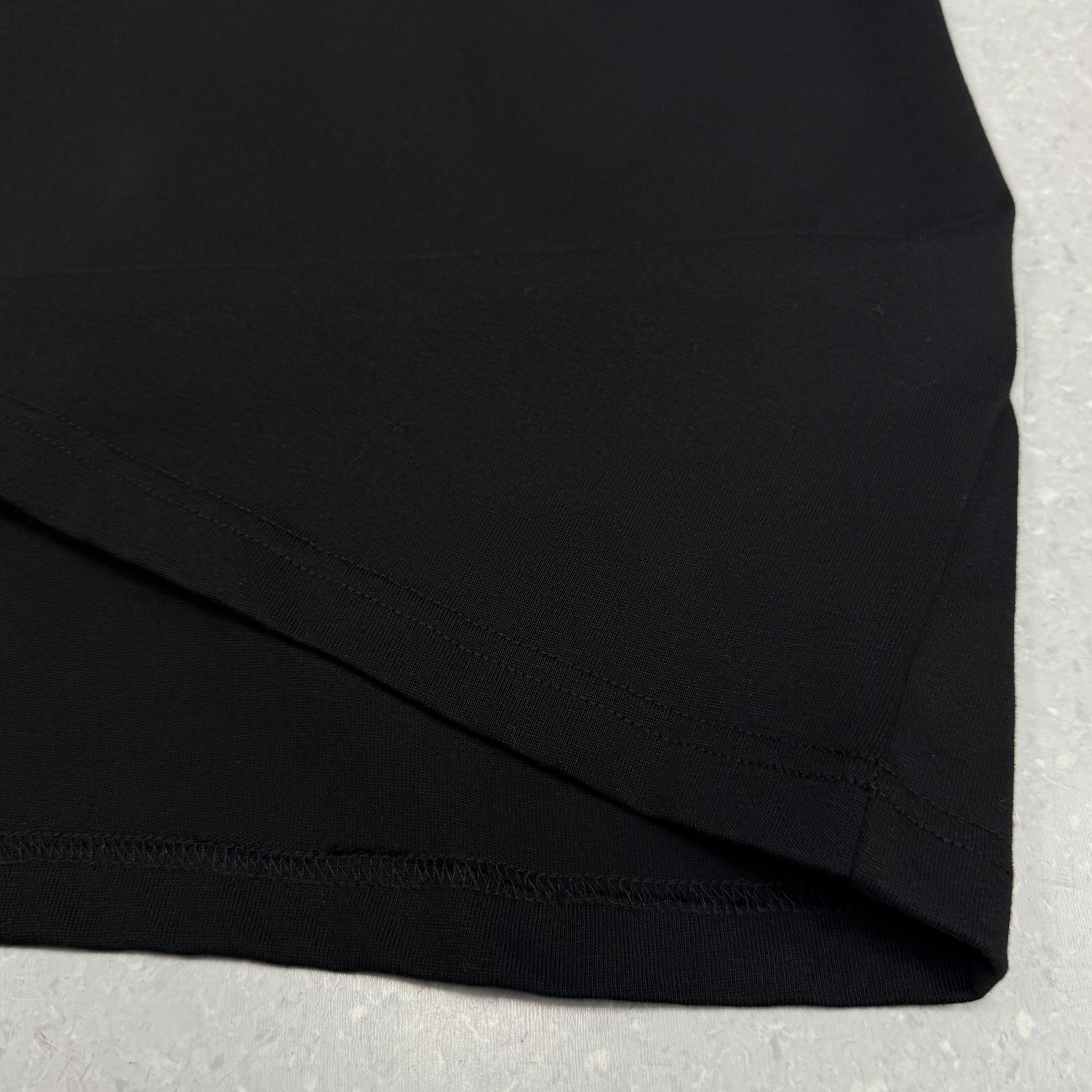 270GSM 厚手コットン スパンコールビーズ刺繍 オーバーサイズフィットTシャツ 11