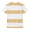 Camiseta de gola redonda em algodão orgânico com estampa tie-dye listrada e dobra horizontal, 240 g/m² 3