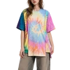تی‌شرت مردانه طرح Spiral Tie Dye چند رنگ 240GSM با طرح وصله‌دار 4
